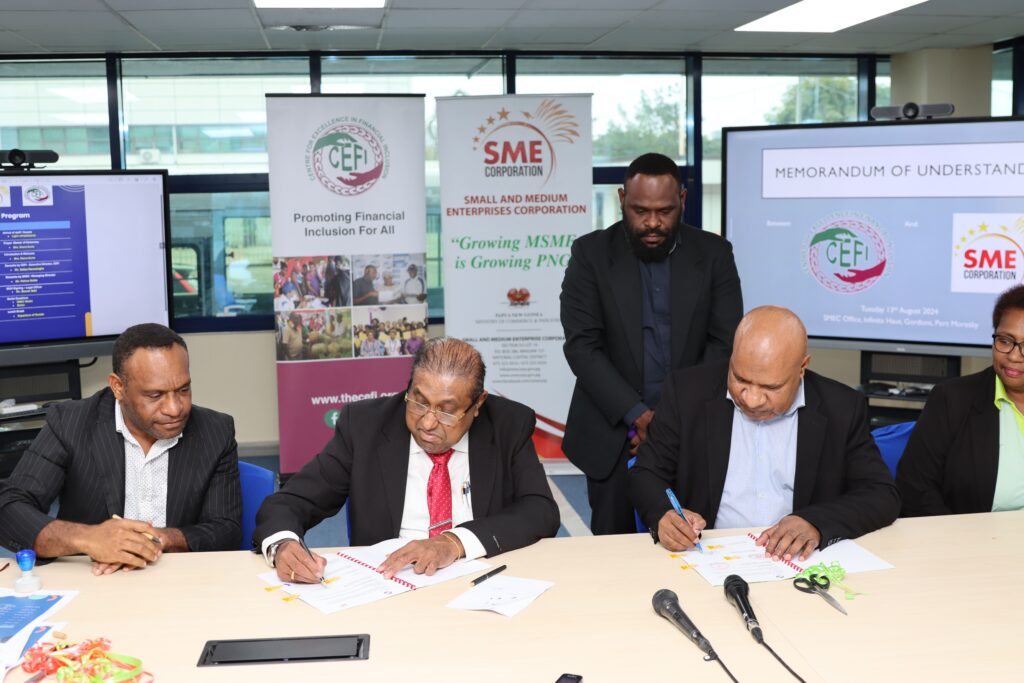 Smec Sign CEFI & SMEC sign MoU to advance financial inclusion in Papua New Guinea ...